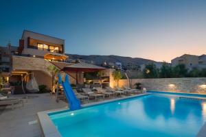 Villa Emma on Island Pag for 14 persons with sea view, wellness & pool heating