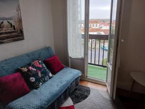 APPARTEMENT T2,1chambre,balcon,parking,10 minutes plage,linge fournis