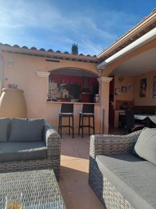 B&B / Chambres d'hotes Villa Chrisama FLAYOSC : Chambre Double - Vue sur Jardin