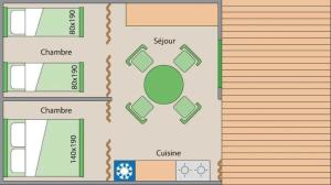 Campings Camping 4 etoiles - Piscine - ccaaeah : photos des chambres