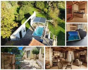 Bien-être & Spa privatif - Spa de nage, sauna, lit hydromassant & relaxation Immersive - Solignac