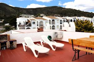 Calas atico con aire y barbacoa