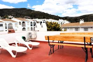 Calas atico con aire y barbacoa