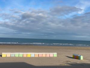 Joli appartement Face Mer et Plage, Grande Terrasse panoramique, Berck Plage, à 15km du Touquet