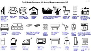 EXPO 22 min,USJ 26 min,Kaiyukan 18 min,Solaniwa 6 min, Kyocera Dome 17 min,15 min to KITA-Osaka-Umeda-HepFive,KuchuTeien,Kitashinchi,24 min to MINAMI-Namba-Dotonbori,Shinsaibashi,AMERICAMURA,Grand Kagetsu,Kuromon Market,National Bunraku