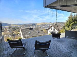 Wohnung mit großer Terrasse und Stadtview