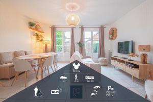 Appartements *Disneyland-Paris* 7pers, Wifi, Parking : Appartement 2 Chambres