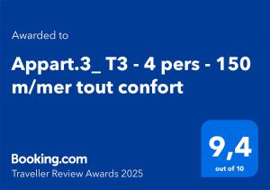 Appartements A 150 m de la mer - T3 tout confort - 4 pers - Roussillon - 3 : photos des chambres
