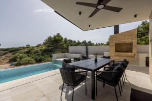 Beachfront villa Mare with seaview and pool