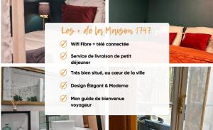 Appartements Maison 1747 - Gites de Standing en Vieille-ville avec Cour : Appartement 3 Chambres