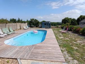 Petite maison bretonne 2 personnes accès piscine