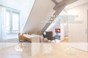 Le Perchoir, avec parking, face aux Thermes - Saint-Mamet