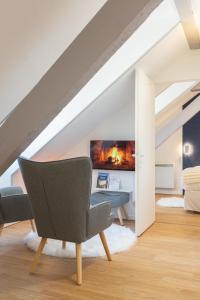 Appartements Le Perchoir, avec parking, face aux Thermes : photos des chambres