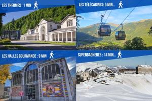 Appartements Le Perchoir, avec parking, face aux Thermes : photos des chambres