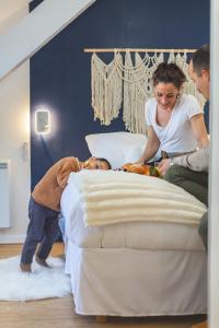 Appartements Le Perchoir, avec parking, face aux Thermes : photos des chambres