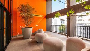 Studios modernos e luxuosos na Vila Buarque com piscina no Rooftop