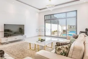 Pool and Sea Views 4BR and Maids Room Villa with Private Pool, Kid's Pool and BBQ Facility, Sharm - Al Dana Villa, Al Dana Island by Deluxe Holiday Homes - Sharm