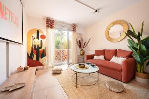 Appartements Oasis Cachee - Jacuzzi et cinema : photos des chambres