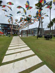 Resort pé na areia em Muro Alto apto smart piscina 4 estrelas