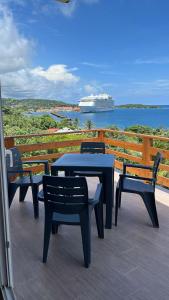 Vista al mar alojamiento familiar Villa Palmetto