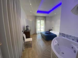 Deluxe Suite with Sea View room in Vietri Coast Hotel