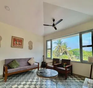 1BHK flat near beach Couple bathtub Pvt terrace - Колва