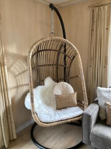 6 persoons chalet op de Veluwe bij binnen en buiten zwembad