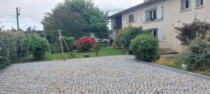 large country house with pool and garden