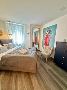 Stilvolle Einliegerwohnung mit Boxspringbett