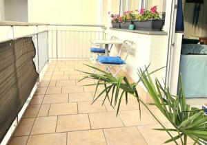 Cozy Central Home with Big Balcony and AC