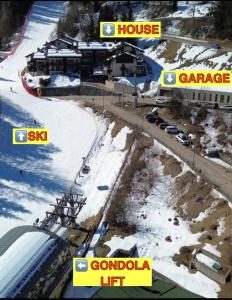 CASA FOLGARIDA 2 BOX AUTO PRIVATI davanti CABINOVIA BELVEDERE