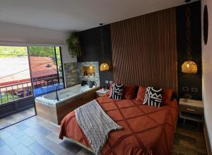 Habitación Deluxe 1 con Jacuzzi a 20mt del parque