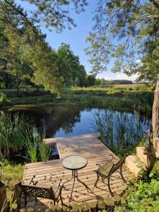 Atostogų namelis SAMANOTA PAMIŠKĖ, pirtis ir kubilas papildomai