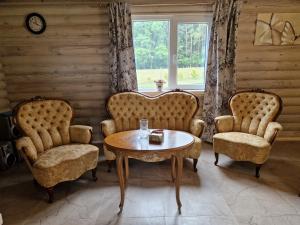 Atostogų namelis SAMANOTA PAMIŠKĖ su kubilu ir pirtimi