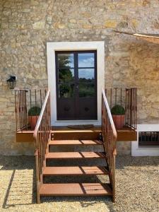 Riverside farmhouse with olive grove