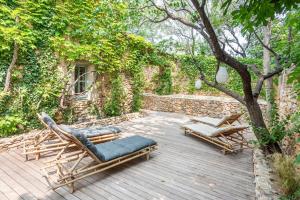 Villas Mas de 190m2 Climatise avec Piscine et Cuisine d-ete - 10 pers : photos des chambres