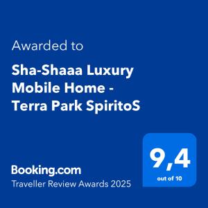 Sha-Shaaa Luxury Mobile Home - Terra Park SpiritoS