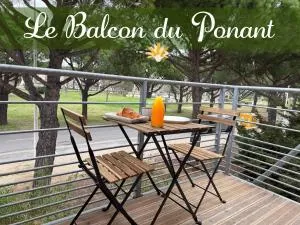 Le Balcon du Ponant 2 bedrooms with terrace park view - 萨林德吉罗