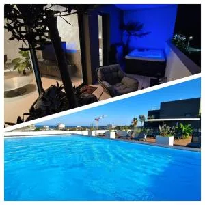 Bien design avec jacuzzi et piscine - Les Beaumettes