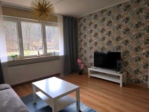 Marburg Apartment feuriger Felix mit Kamin und Garten in ruhiger Waldrandlage