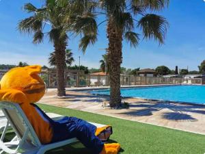 Campings Les mobil homes de Naka, une entree gratuite adulte pour la Reserve Africaine de Sigean : photos des chambres