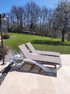 Maisons de vacances Sejour authentique en Dordogne avec piscine : photos des chambres