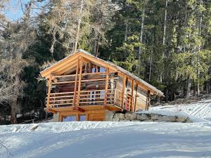Contemporary Chalet in Mont-Noble with Mountain View.
