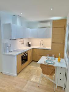 T3 6 personnes de 60m2 au coeur de ville, terrasse et parking gratuit