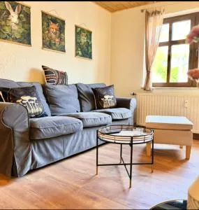 Ferienwohnung nahe Schloss Kuckuckstein,Infrarotsauna, Hunde - Seitenhain