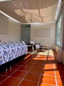 Cabin in the middle of the forest