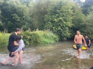 Hertford belltent farm stay riverside firepit bbq