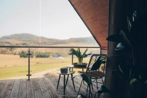 W Sercu Kotliny - luksusowe wille 8 osobowe z balią opalaną drewnem i widokiem na góry - Marcinów