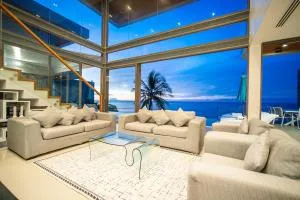 卡马拉海滩一线海景6卧别墅 巴东酒吧街10分钟到达直通海滩家海景spa漂浮茶 - Amphoe Thalang