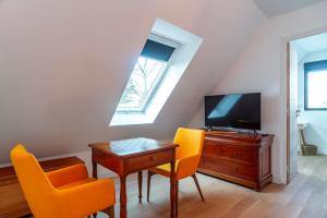 Maisons de vacances Kazh-koad - A 200m de la plage jardin : photos des chambres